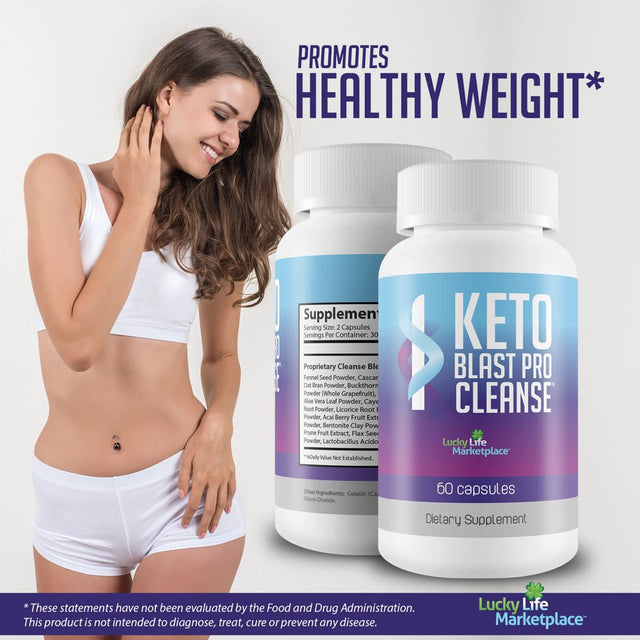 Keto Blast Pro Cleanse - Keto Friendly Keto Cleanse - Natural Probiotic & Cleanse - Support Full Body Cleansing & Waste Removal - Gut Cleanse - Colon Cleanse - Detox Cleanse