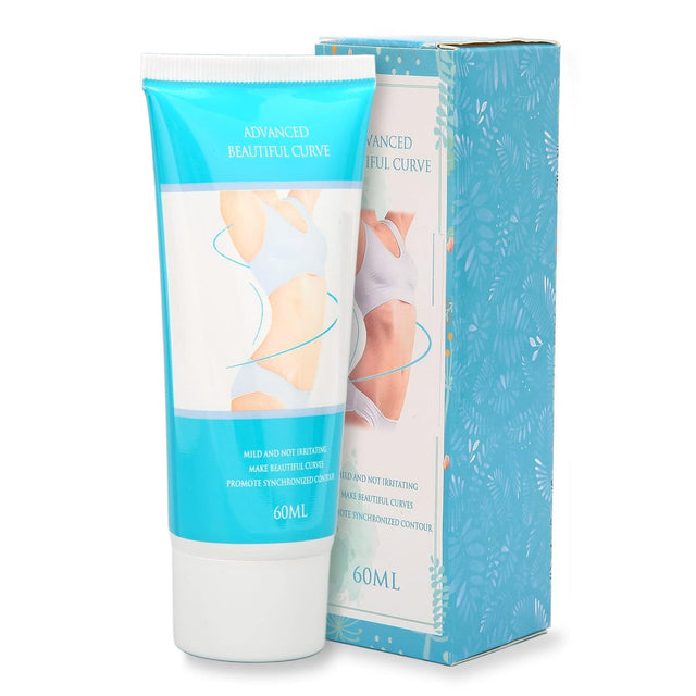 Airshi Fat Burning Cream, Moisturizing Slimming Cream Tighten Skin Promote Metabolism Eliminate Edema for Abdomen