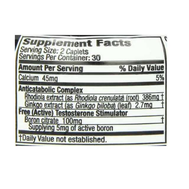 Six Star Testosterone Booster Enhances Training Performance, 60Ct, 4 Pack