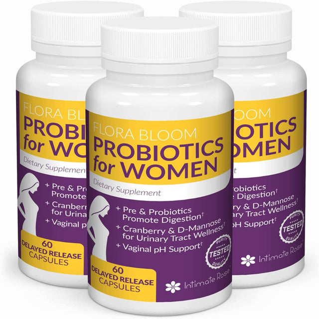 Intimate Rose Women'S Probiotic Supplement - 3 Pack(180 Capsules)