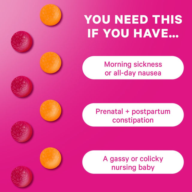 Pink Stork Probiotic Gummies, Pregnancy + Nursing Safe, Assorted Fruit Flavor, 30 Count