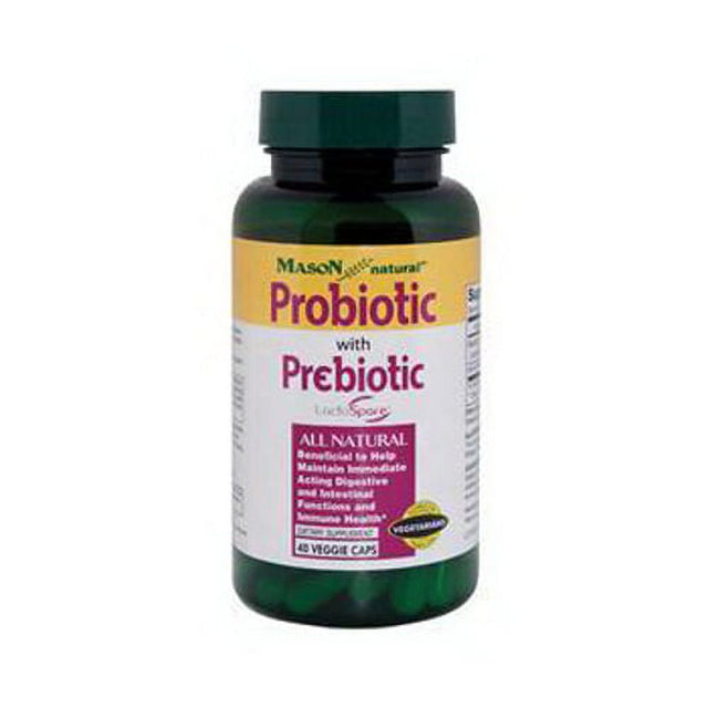 Mason Natural Probiotic with Prebiotic Veggie Caps - 40 Ea, 3 Pack