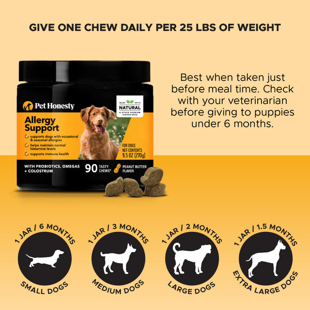 Allergy Support (Peanut Butter Flavor)