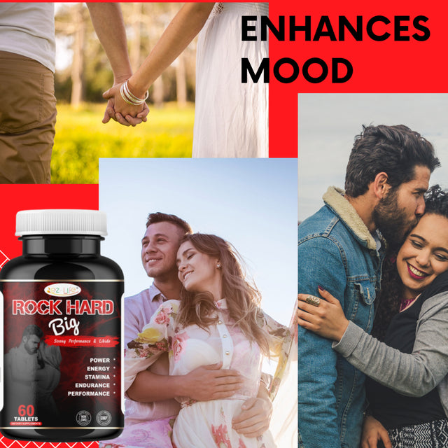 RH Male Enhancement Pills, Bigger Harder Longer Performance, Testosterone Booster Supplements 60 Tablets by America'S Best Deals