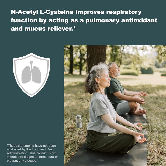 Lifelink NAC (N-Acetyl L-Cysteine) | 600 Mg X 120 Capsules | Antioxidant, Anti-Aging, Immunity | Gluten Free & Non-Gmo | Made in the USA