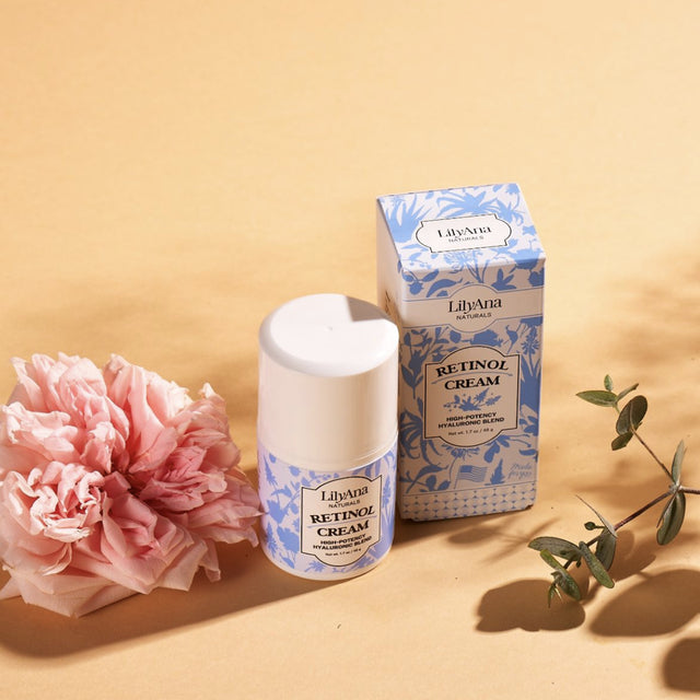 Lilyana Naturals Retinol Cream for Face - Retinol Cream, anti Aging Cream, Retinol Moisturizer for Face, Wrinkle Cream for Face, 2.5% Retinol Complex,100% Vegan- 1.7Oz