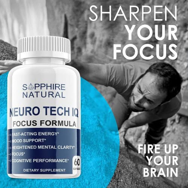 Neuro Tech IQ Brain Supplement Pills (3 Pack)
