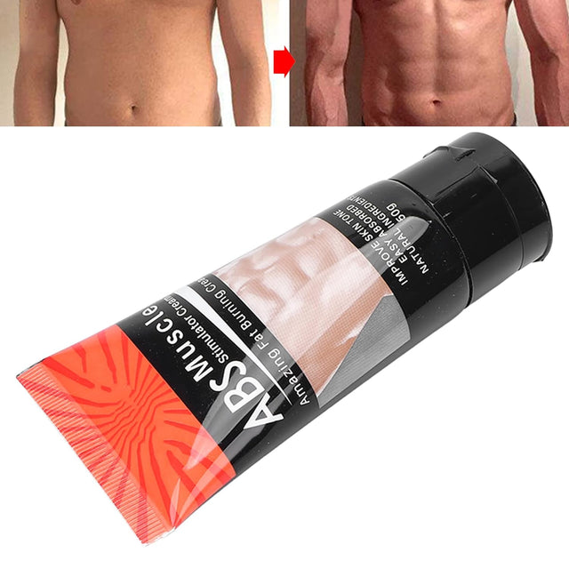 Men'S Abdominal Cream 50G, Abdominal Muscle Cream, Fat Burning Slimming, Abs Cream