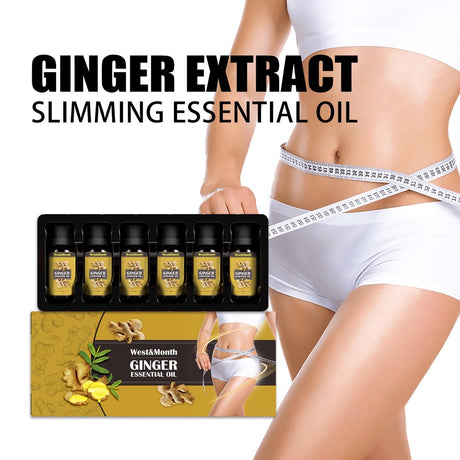 Slimming Ginger Oil Belly Ginger Oil Detox Ginger Oil Belly Button Slimming Stomach Massage Oil Anti-Cellulite Massage Oil Healthy Ginger Massage Oil 60Ml