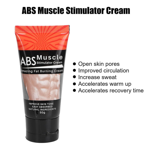 Men'S Abdominal Cream 50G, Abdominal Muscle Cream, Fat Burning Slimming, Abs Cream