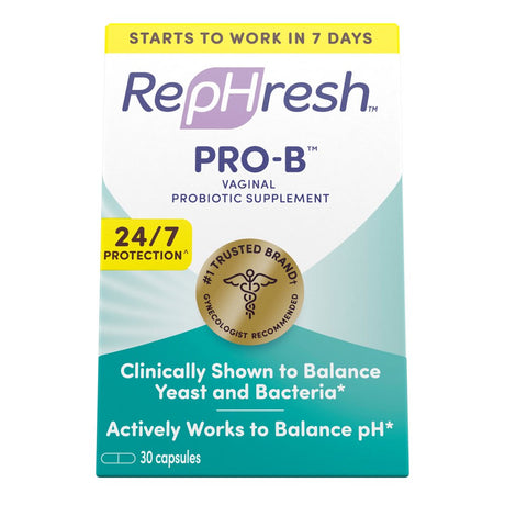 Rephresh Pro-B Probiotic Supplement for Women, 30 Oral Capsules