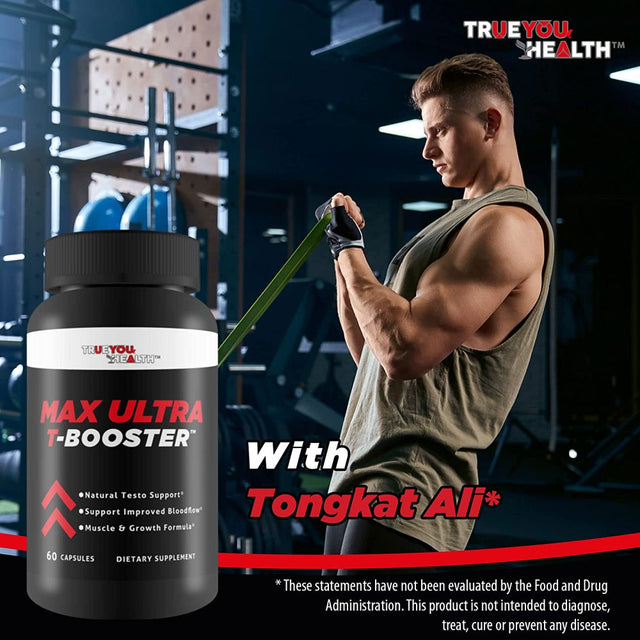 Max Ultra T-Booster - Natural Testosterone Support - Support Improved Blood Flow - Muscle Growth Formula - Muscle Building & Testosterone Support Formula for Recovery - Stamina - Endurance - Growth