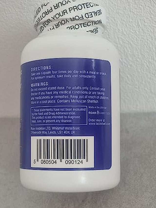 Testofuel - 120 Testosterone Booster Pills for Men - 100% Natural Ingredients