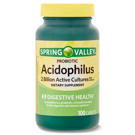 Spring Valley Probiotic Acidophilus Dietary Supplement, 100 Count