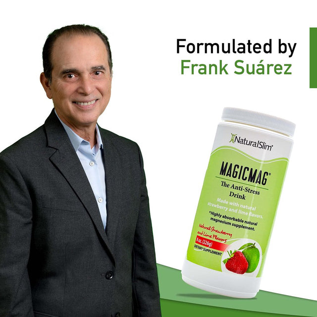 Naturalslim Magicmag® Magnesium Citrate Powder - anti Stress Drink Mix - 8Oz