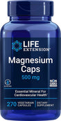 Life Extension Magnesium Caps 500Mg, 270 Vegetarian Capsules