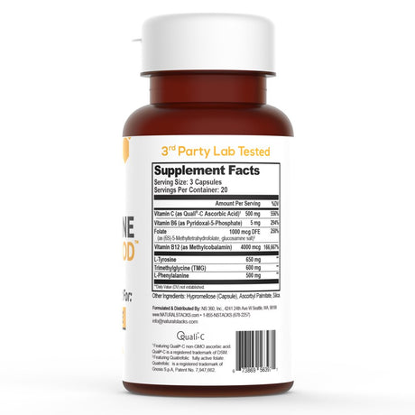 Dopamine Brain Food Neurotransmitter Supplement for Mental Alertness by Natural Stacks