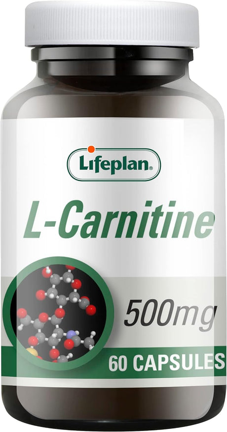 Lifeplan L-Carnitine 500Mg 60 Capsules