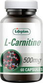 Lifeplan L-Carnitine 500Mg 60 Capsules