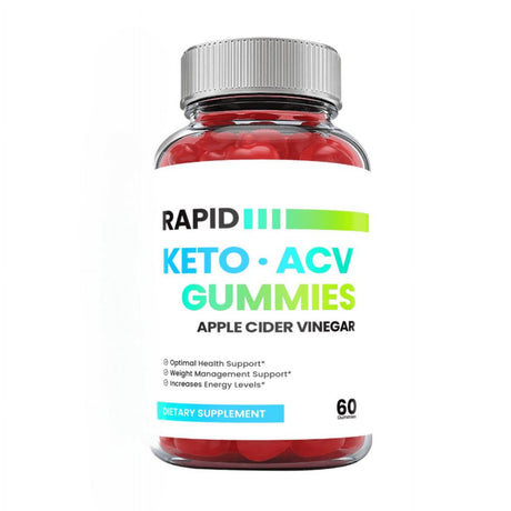 Rapid Keto ACV Gummies Fat Burn, Weight Loss -60 Gummies