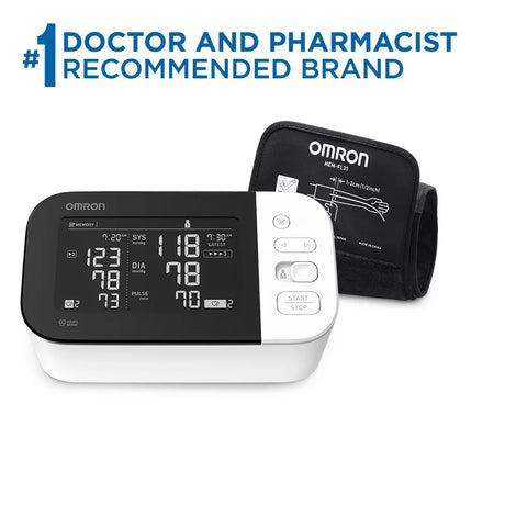 OMRON 10 Series Blood Pressure Monitor (BP7450), Upper Arm Cuff Digital Bluetooth Blood Pressure Machine, Stores up to 200 Readings for Two Users (100 Readings Each)