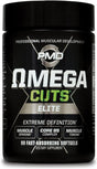 PMD Sports Omega Cuts Elite Fat Loss-Muscle Defining Formula - Omega Fatty Acids, Mct'S and CLA for Muscle Definition and Maintenance - Keto Friendly for Women and Men - Stimulant Free (90 Softgels)