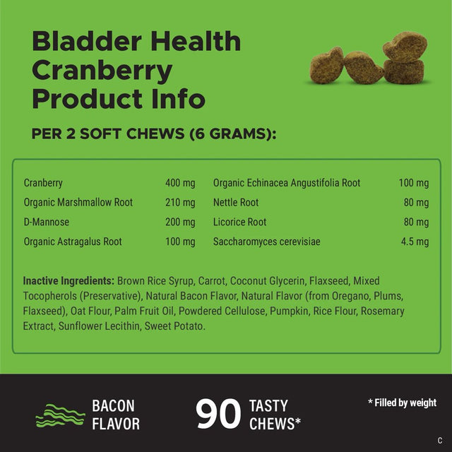 Bladder Health Cranberry (Bacon Flavor)