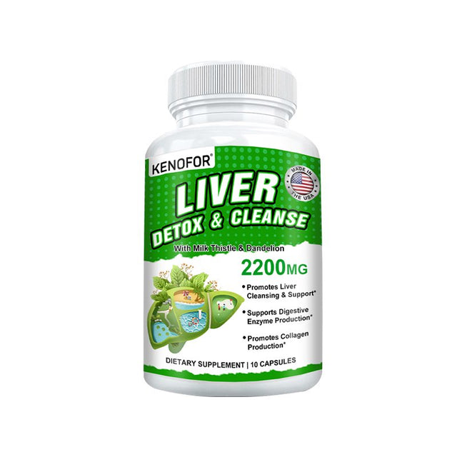 KENOFOR Liver Cleanse Detoxification and Repair - Artichoke Extract Liver Health Formula for Liver Detoxification, Digestion and Cleansing.