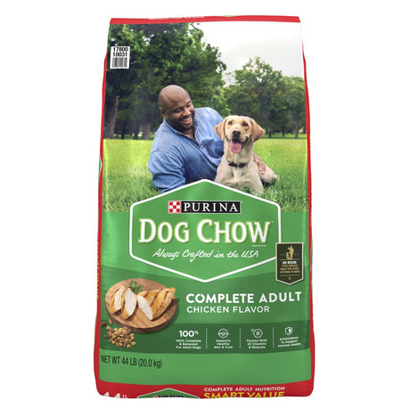 Purina Dog Chow Complete, Dry Dog Food for Adult Dogs High Protein, Real Chicken, 44 Lb Bag