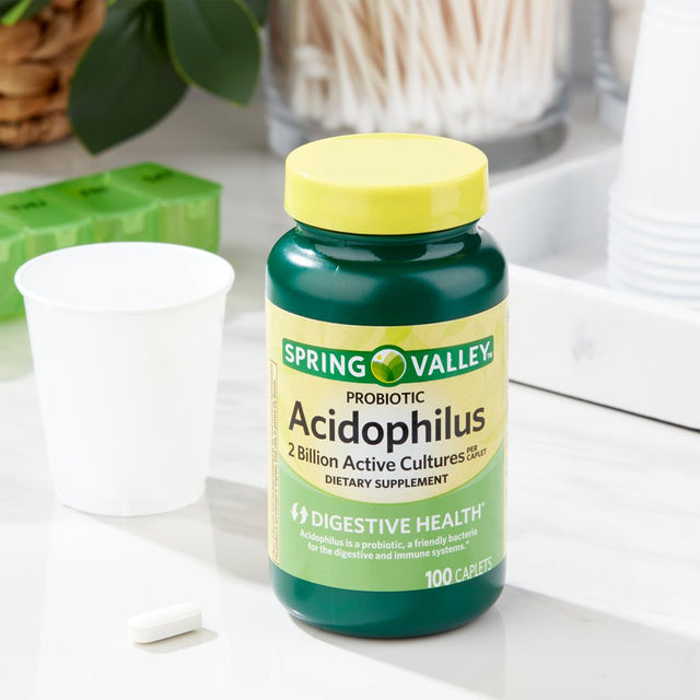 Spring Valley Probiotic Acidophilus Dietary Supplement, 100 Count