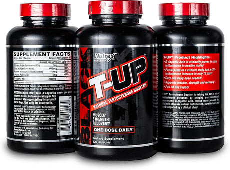 Nutrex T-Up, 120 Count