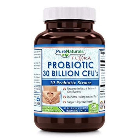 Pure Naturals Probiotic 30 Billion 60 Vcaps