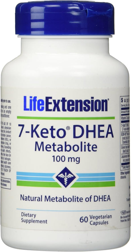Life Extension 7 Keto Dhea 100 Mg Veg Cap, 60-Count