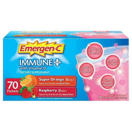 Emergen-C Immune Plus, 70 Packets