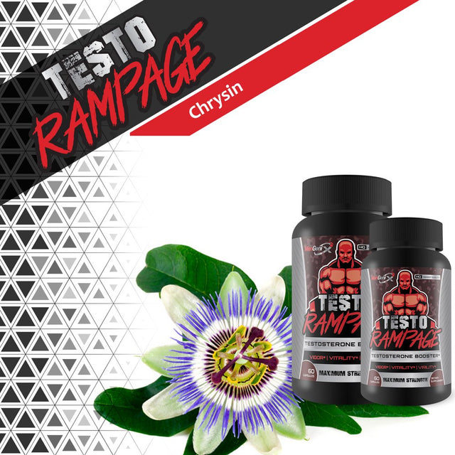 Mengenix Testo Rampage - Maximum Strength Testosterone Booster - Aids in Strength, Stamina, Energy, and Performance