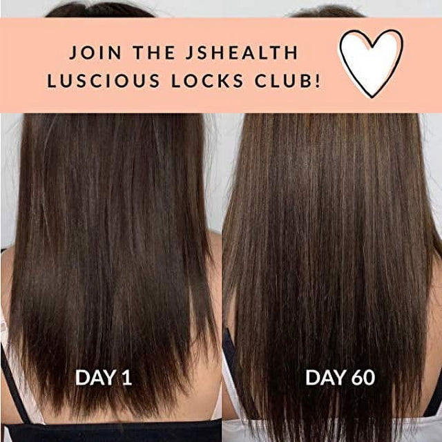 Jshealth Vitamins Hair and Energy Formula 60 Capsules Hair Vitamins for Women and Men | Zinc and Iodine Supplement Hair Growth Vitamin | Hair Loss Supplements | Hair Loss Products for Healthy Hair