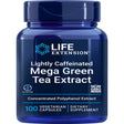 Life Extension Lightly Caffeinated Mega Green Tea Extract, 98% EGCG Polyphenols - Supports Cell, Heart & Brain Health - Gluten-Free, Non-Gmo - 100 Vegetarian Capsules