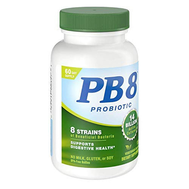 Nutrition Now PB 8 Probiotic Acidophilus for Life* Vegetarian Dietary Supplement for Men and Women, 120 Count