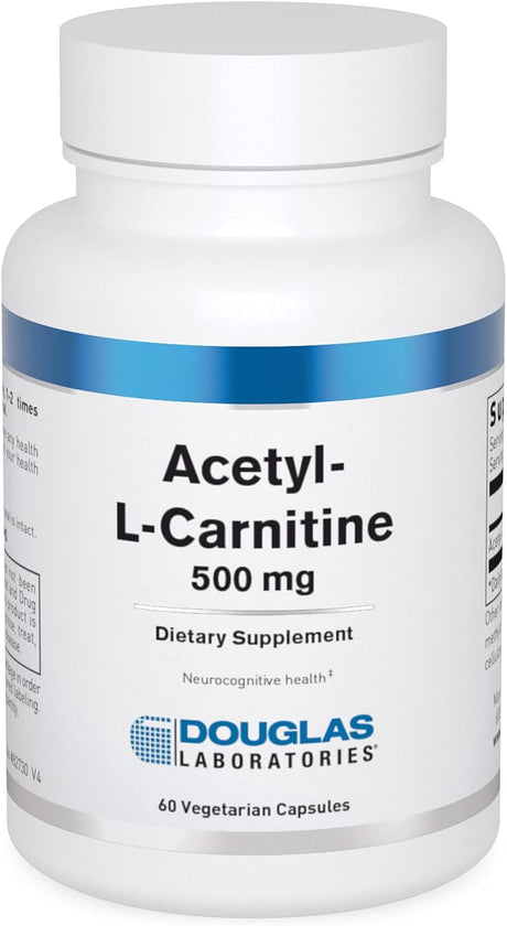 Douglas Laboratories Acetyl L-Carnitine 500 Mg | Supports Brain and Nerve Function during the Normal Aging Process* | 60 Capsules