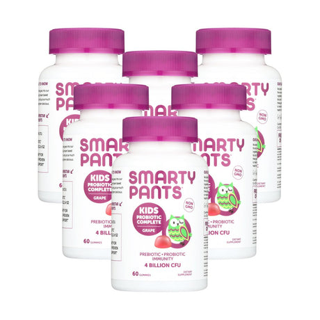 Smartypants Kids Probiotic Immunity Gummies Strawberry Flavor 60 Count ( 6 Pack )