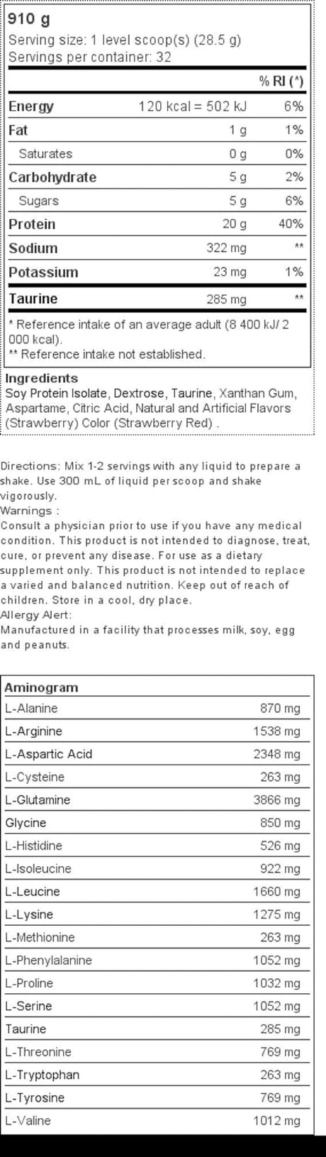 Scitec Soypro 910G Strawberry