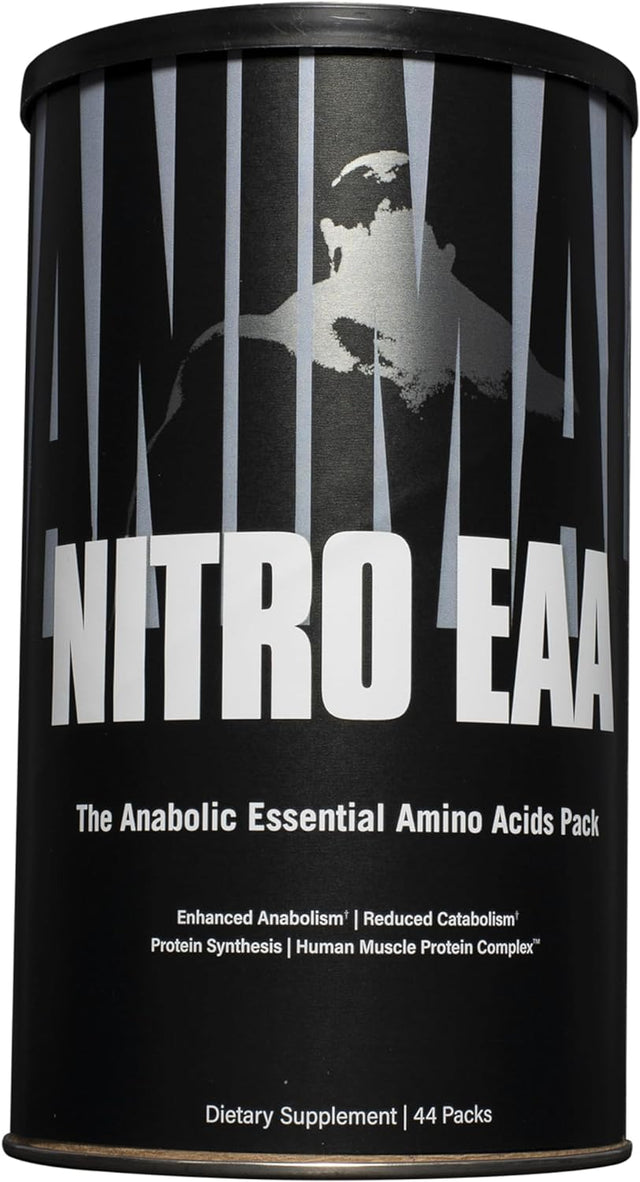 Animal Nitro – Essential Animo Acids with BCAA Supplement – Recover and Grow Muscle – Turn Your Muscles Anabolic after Your Workout – 44 Packs (AN-NI-044-01)
