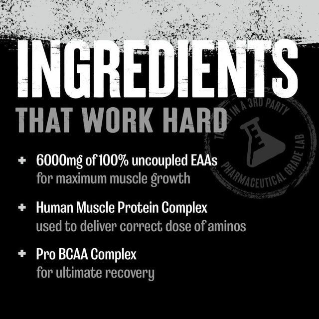 Animal Nitro – Essential Animo Acids with BCAA Supplement – Recover and Grow Muscle – Turn Your Muscles Anabolic after Your Workout – 44 Packs (AN-NI-044-01)