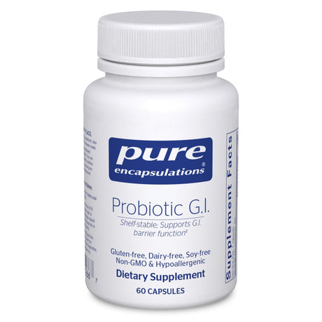 Pure Encapsulations Probiotic G.I. | Shelf Stable Probiotic for Lean Body Mass, Intestinal Health, and Gastrointestinal Support* | 60 Capsules