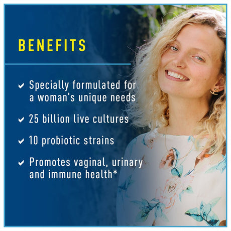 Renew Life - Ultimate Flora Probiotic Women'S Care - 25 Billion - 40 Vegetable Capsules