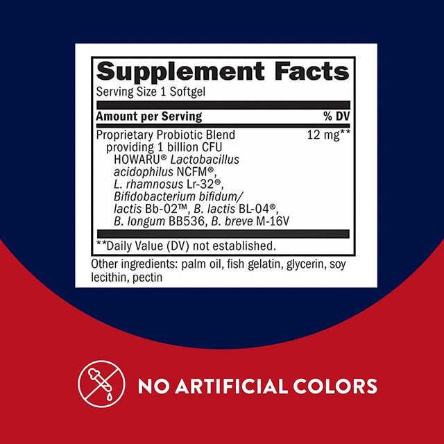 Nature'S Way Probiotic Pearls Complete, 1 Billion Live Cultures, 90 Softgels (Packaging May Vary)