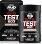 PMD Sports N-Test 600 Advanced Nitric Oxide Booster for Men - with Clinically Studied Testofen - Lean Muscle and Strength Gains with Estrogen Suppression (90 Veggie -Caps)