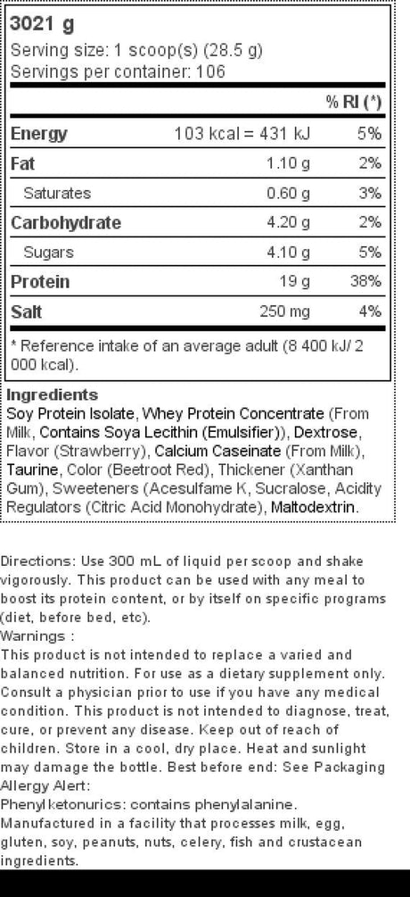 Scitec Nutrition Pro Mix 3021G Strawberry