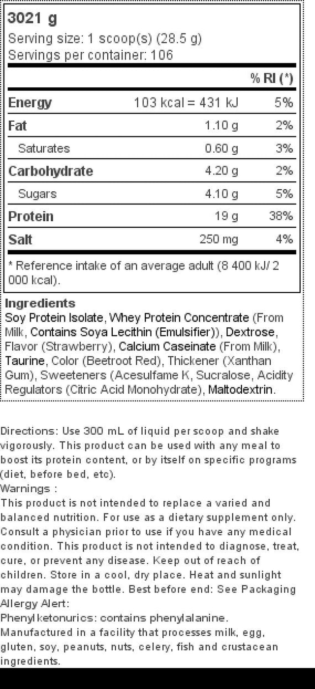 Scitec Nutrition Pro Mix 3021G Strawberry