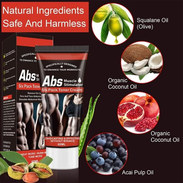 Beyondnice Fat Burning Cream,Abdominal Muscle Cream Fat Burner Cellulite Creams Tighten Muscles, Slimming Enhancer Workout Coconut Body